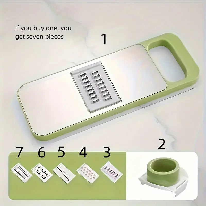 7-in-1 Multi-Functional Vegetable Slicer & Grater Set