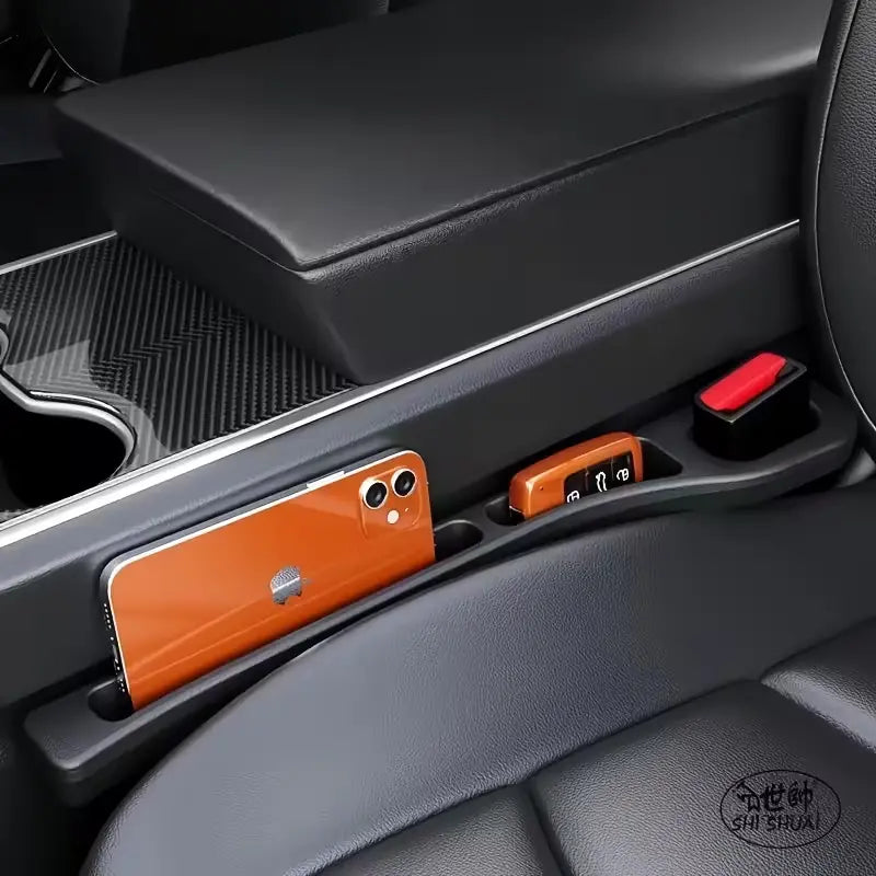 Multi-Function Car Seat Gap Filler & Storage Box