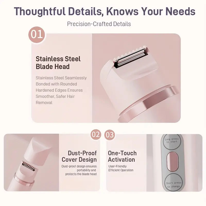 Dual-Head 2-in-1 Women's Electric Shaver   🔥 HUGE SALE! 🔥