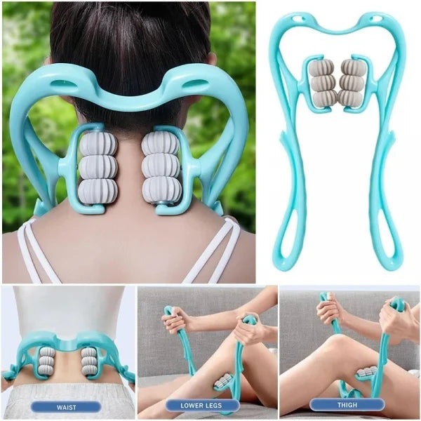 Deep Tissue Roller – Neck & Back Massager